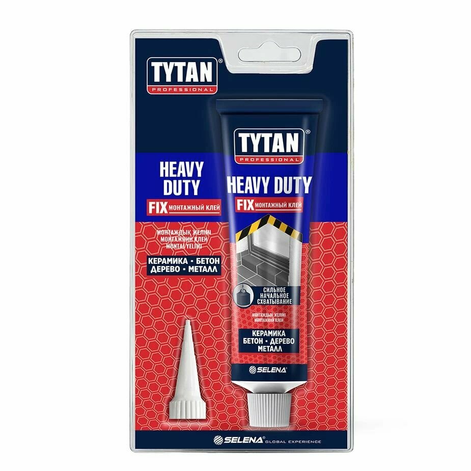 Клей монтажный универсальный Tytan Professional Heavy Duty бежевый 100 мл.