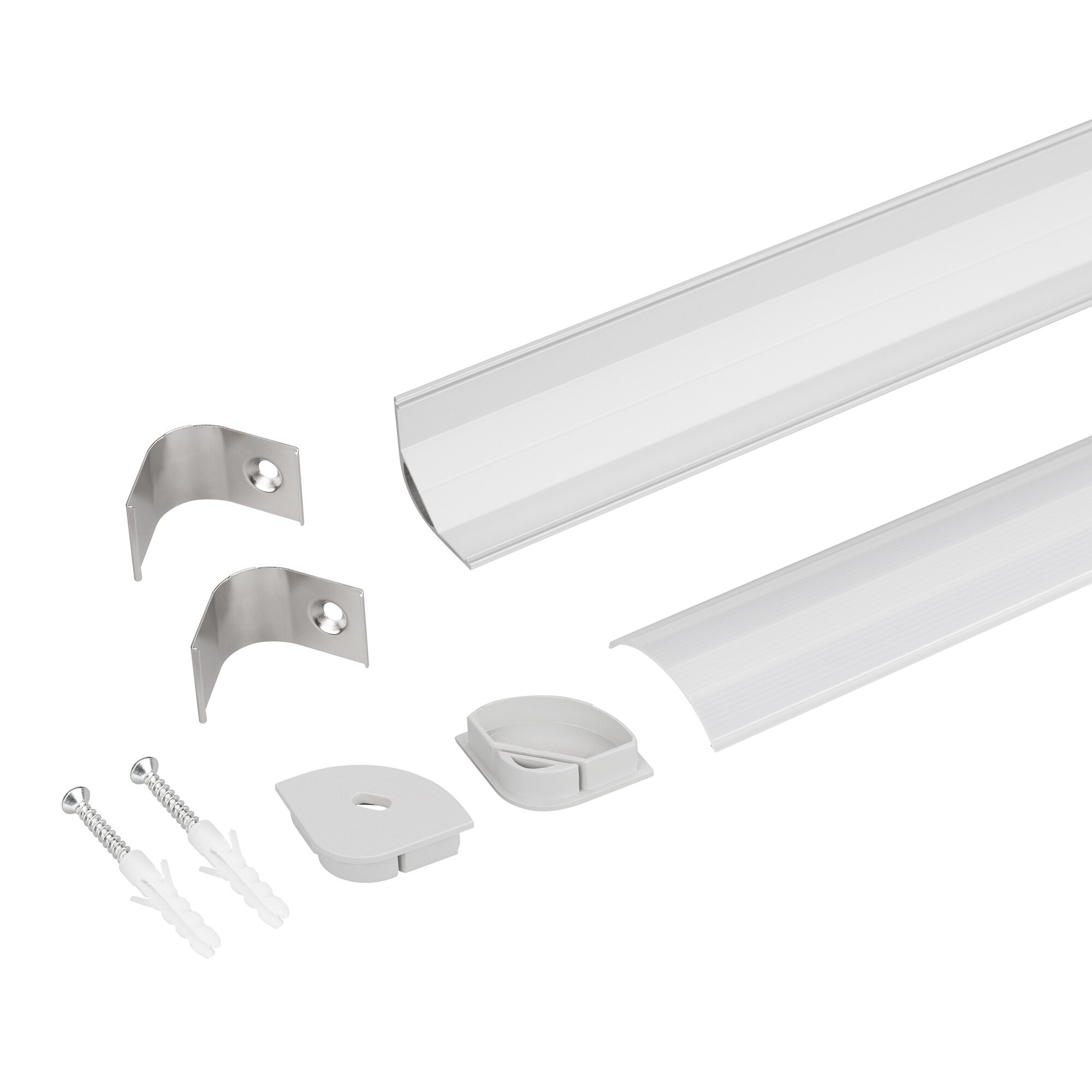 Профиль с экраном ARH-KANT-H30-2000 ANOD+OPAL Arlight 036771 - фото №6
