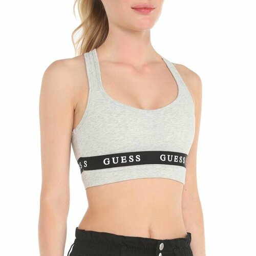 Бюстгальтер GUESS, размер XS, светло-серый