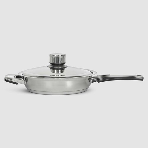 Сковорода Vantage с крышкой 24 см 2 л посуда для кухни 3234₽