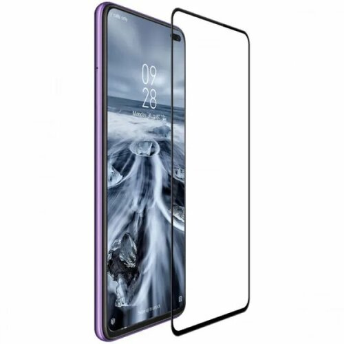 Защитное стекло 3D Tempered Glass для Xiaomi Redmi K30 / K30 Pro полный клей ( черная рамка ) черный