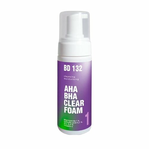 Пенка очищающая увлажняющая для умывания / BEAUTYDRUGS BD 132 AHA BHA Clear Foam 150 мл очищающая пенка для умывания с aha bha кислотами для проблемной кожи nextbeau wish planner aha bha foam cleanser 100 мл