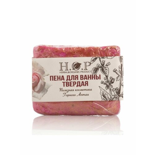 Пена для ванны твердая Роза белая 200₽