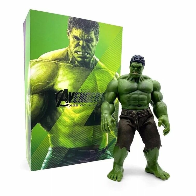 HRO-3010 Фигурка игрушка для мальчика Мстители Халк 33см, Супергерои Marvel Avengers Hulk