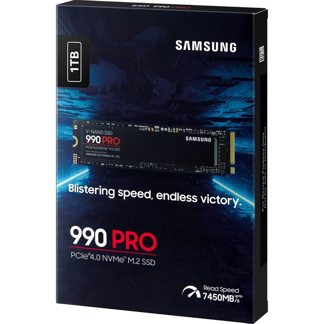 Внутренний SSD Samsung 1ТБ 990 PRO (MZ-V9P1T0BW) — фото 1