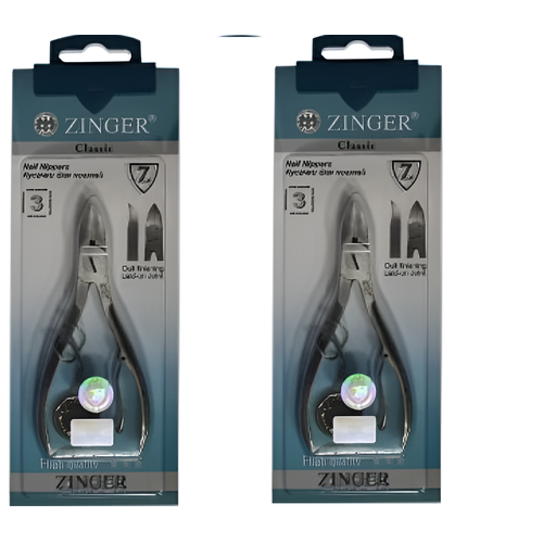 Кусачки для педикюра Zinger Original (Зингер) 1-пружинные zo ME-45-D-LJ х 2шт