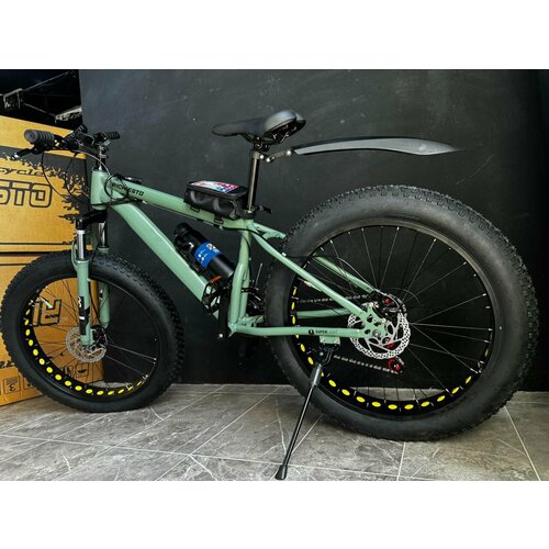 Велосипед Фэтбайк SPR Richiesto 24 Горный Спортивный Взрослый Подростковый зеленый 27200₽