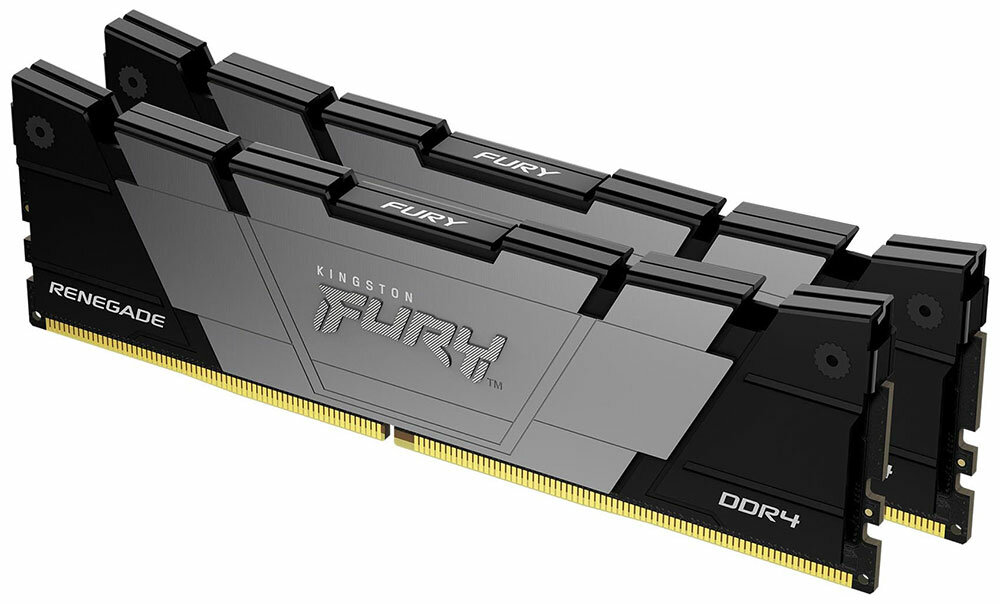 Оперативная память Kingston DDR4 64GB (2x32GB) 3600Mhz FURY Renegade Black (KF436C18RB2K2/64)