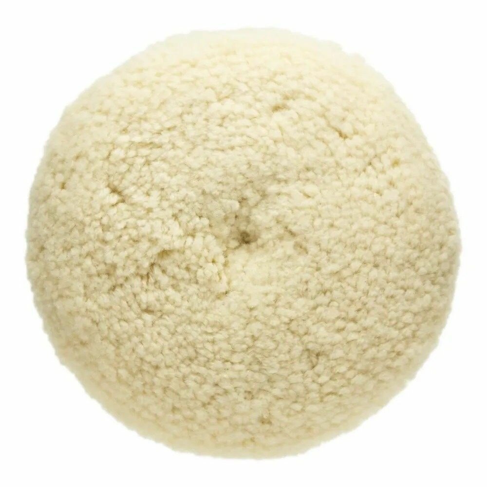 фото WT180WV MENZERNA Диск полировальный меховой, крученая шерсть, белый, 180мм