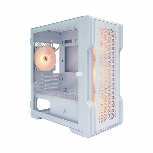 1stplayer корпус 1stplayer trilobite t3 argb white matx 4x 120mm argb fans inc t3 wh 4f2 w ap 1STPLAYER Корпус TRILOBITE T3 ARGB White mATX 4x 120mm ARGB fans inc. T3-WH-4F2-W AP