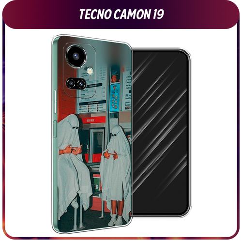 Силиконовый чехол на Tecno Camon 19/19 Pro 4G / Текно Камон 19/19 Про 4G Chillin Killin силиконовый чехол на tecno camon 19 19 pro 4g текно камон 19 19 про 4g разные бабочки прозрачный