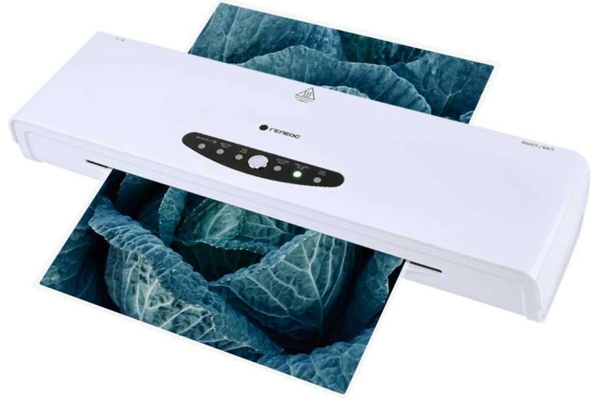 Ламинатор ГЕЛЕОС ЛМА34В А3, 2х250 (пленка 60-250мкм), 300 мм/мин, 4 вала, реверс, пластиковый. корпус, мах толщина 0,6мм - фото №16