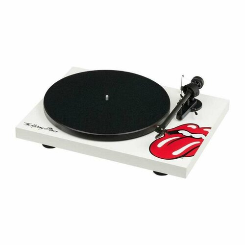 Проигрыватель винила Pro-Ject ROLLING STONES Recordplayer (OM10), WHITE виниловый проигрыватель pro ject rolling stones recordplayer limited bundle high gloss black lp box set