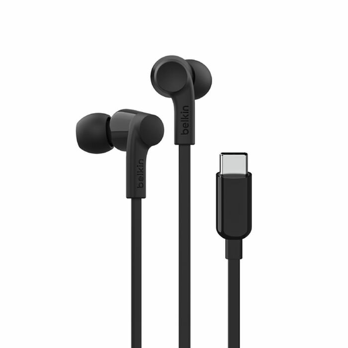 Наушники проводные Belkin Soundform Headphones with USB-C Connector. Цвет: черный