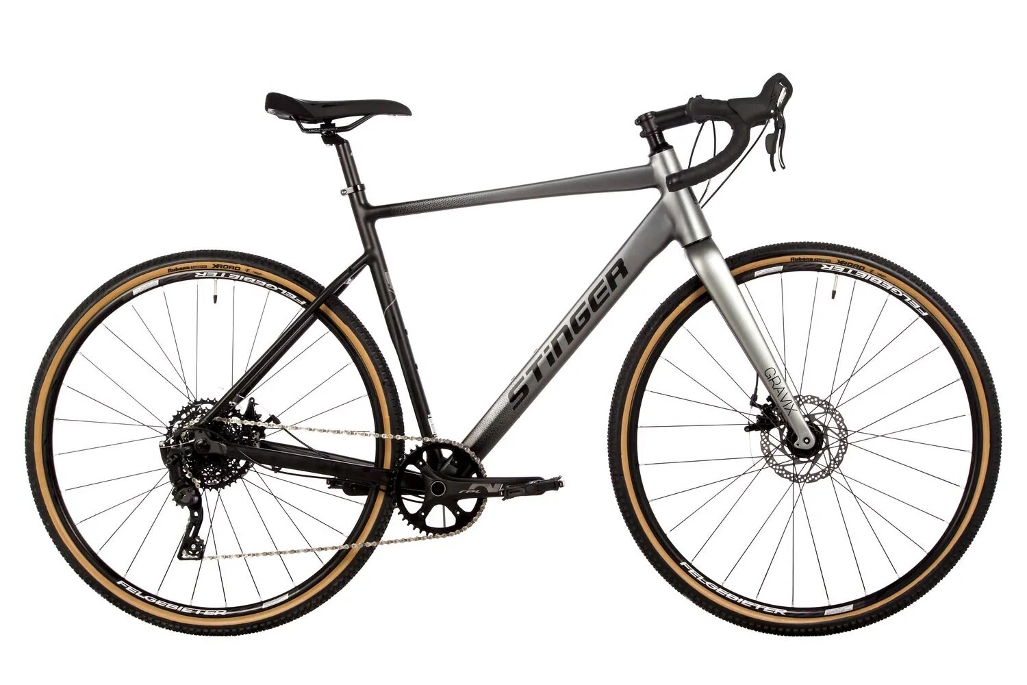 Велосипед STINGER 700C GRAVIX STD 2023 серый, 50