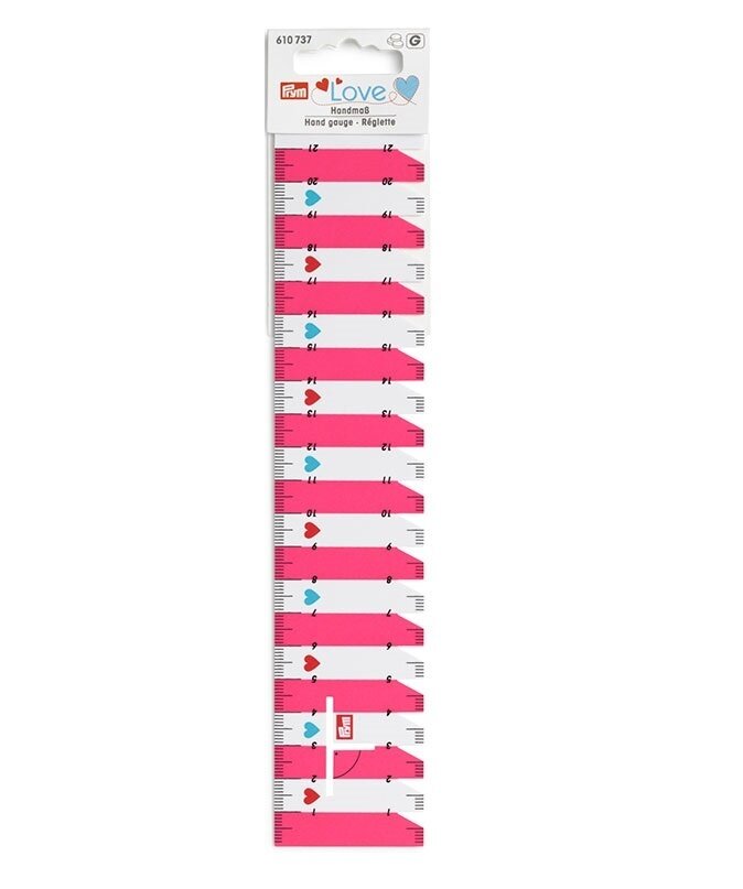 610737 Линейка для разметки Prym Love, ярко-розовый 1шт Prym - фото №4