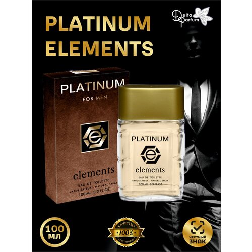 TODAY PARFUM (Delta parfum) Туалетная вода мужская PLATINUM ELEMENTS п today parfum elements т в 100 м gold a23020007