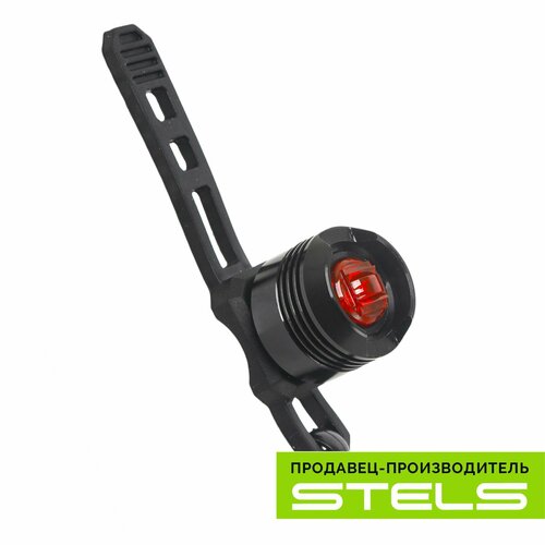 stels фонарь stels jy 3006t задний красный Задний фонарь для велосипеда STELS JY-3006T, 1 красный светодиод, алюминиевый чёрный NEW (item:020)