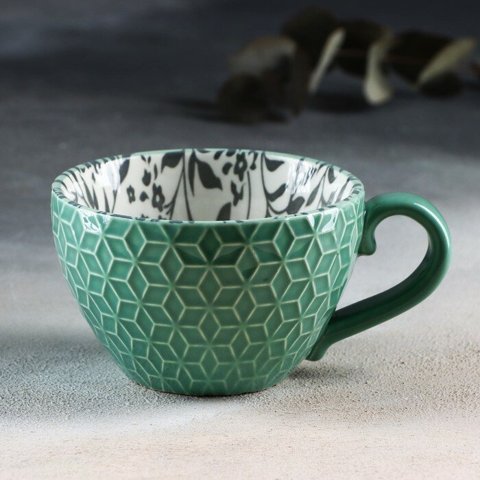 фото Кружка "Листья", 290 мл (комплект из 3 шт)