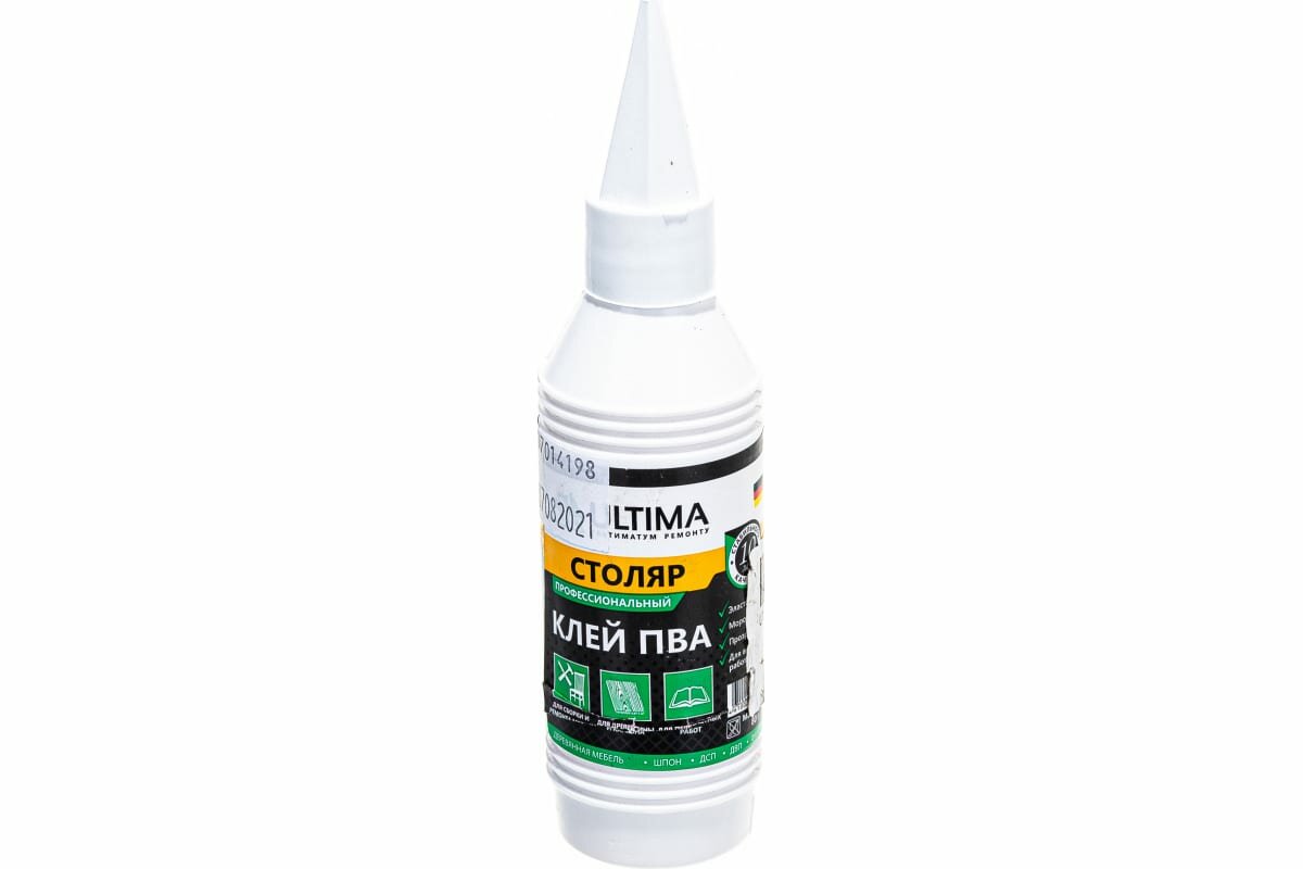 ULTIMA столяр клей ПВА флакон 008 кг ULTSTL008 3шт