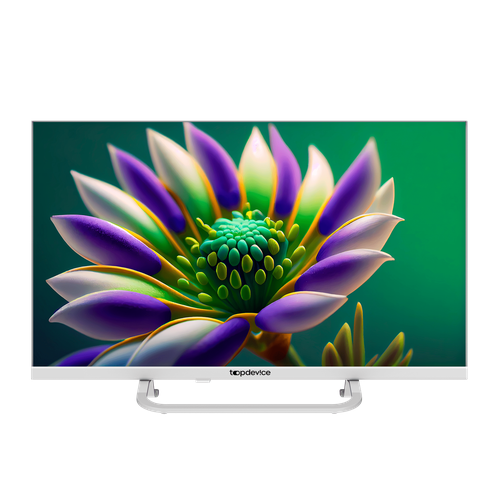 Телевизор TopDevice 24" TDTV24CS04H_WE white Frameless Neo HD SmartTV белый