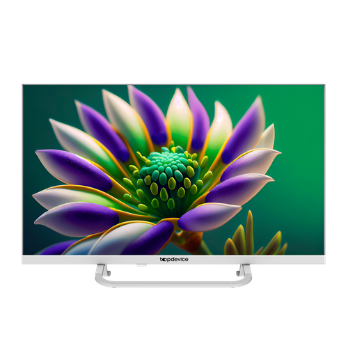 Телевизор TopDevice 24" TDTV24CS04H_WE white Frameless Neo HD SmartTV