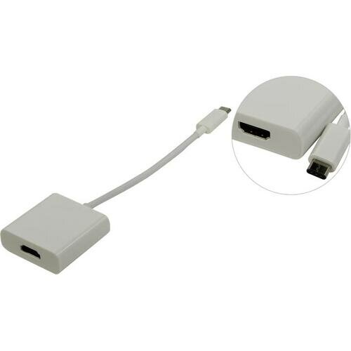 ESPADA USB Type-C - HDMI (EusbChdmi), 0.15 м, белый - фото №4