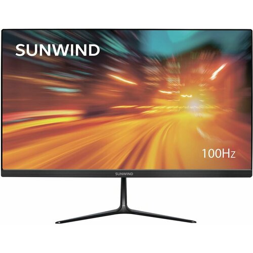 Монитор SunWind SM-22FV222 21.5, черный [sm22vb01]