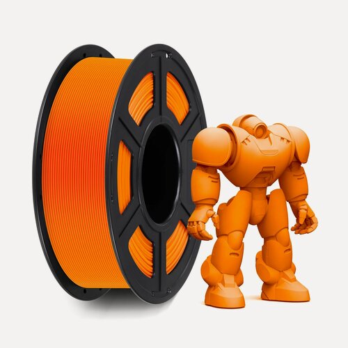 Изображение товара Филамент Anycubic PLA для 3D принтера, оранжевый 1 кг.
