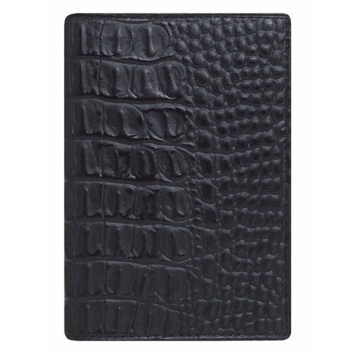 Обложка для паспорта Franchesco Mariscotti Минимализм, черный