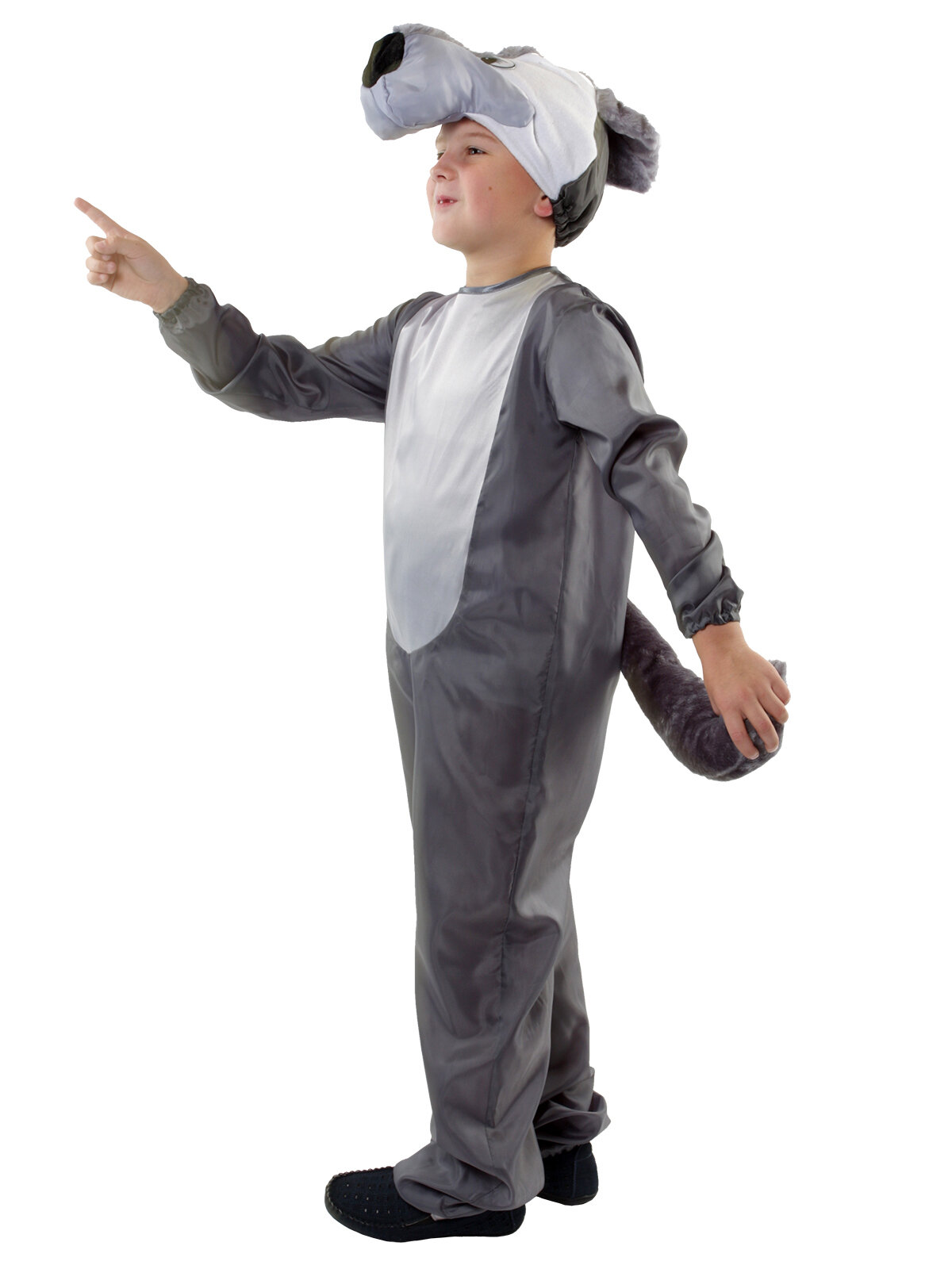 Детский карнавальный костюм Серый волк на рост 140-146 (размер 34-36)