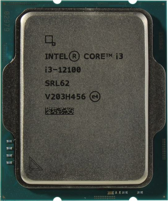 Процессор Intel Core i3-12100 Alder Lake OEM {3.3 ГГц/ 4.3 ГГц в режиме Turbo, 12MB, Intel UHD Graphics 730, LGA1700} — фото 1