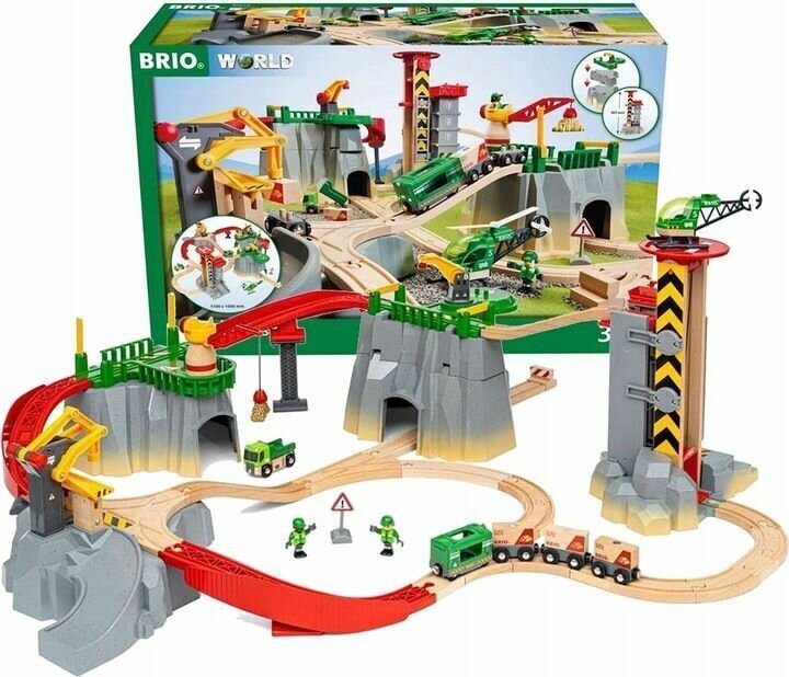 BRIO 36010 Деревянная железная дорога /Грузовой горный набор