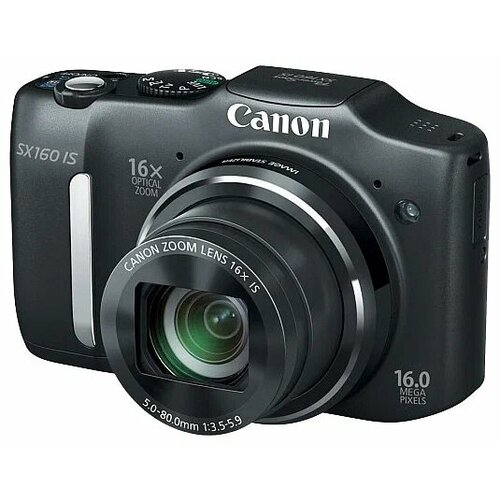 CANON Фотоаппарат Canon PowerShot SX160 IS черный 22400₽