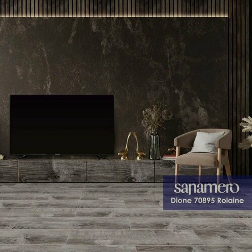 Изображение товара Кварцвинил SPC Sanamero Dione Rolaine (1200х180) 10шт./уп, 2.16м2, 70895