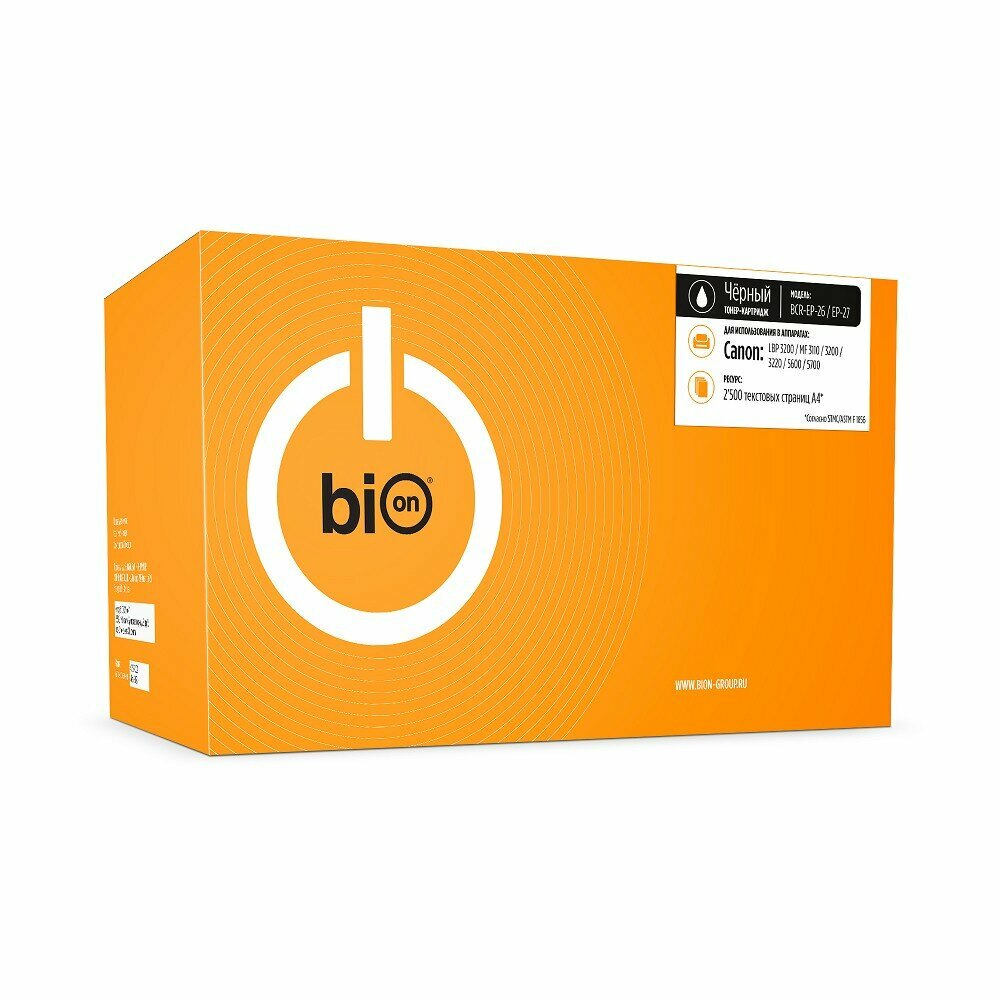 Bion BCR-EP-26 EP-27 Картридж 2500 стр. , Черный