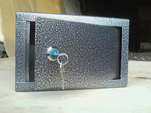 Изображение товара Сейф, металлический, для хранения ценностей, документов, 10x22x15 см