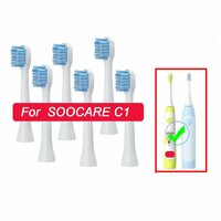 Сменные головки для электрической зубной щетки Xiaomi Mijia SOOCARE C1, 2 шт, 2 Pcs White