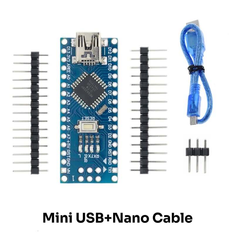 Arduino Nano 3.0 с CH340, Micro USB-Cable — фото 1