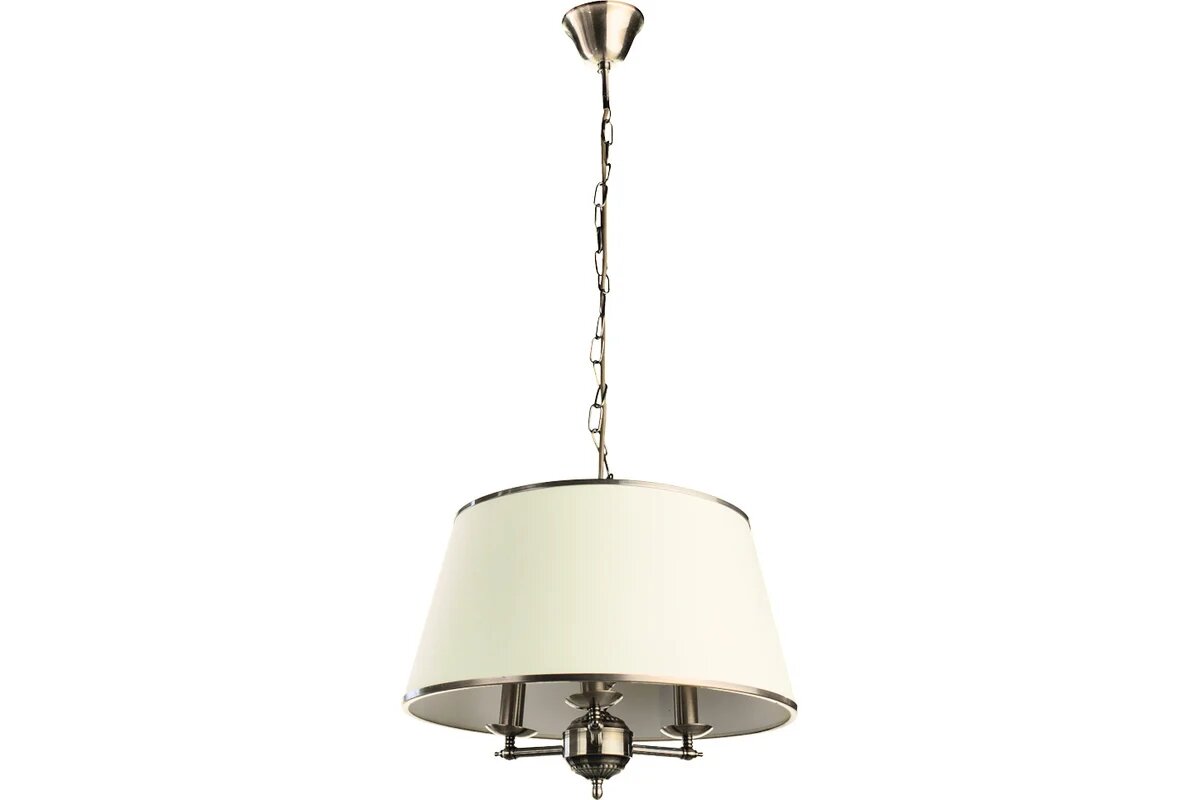 Подвесная люстра металл IP20 3*40W Arte Lamp ALICE A3579SP-3AB