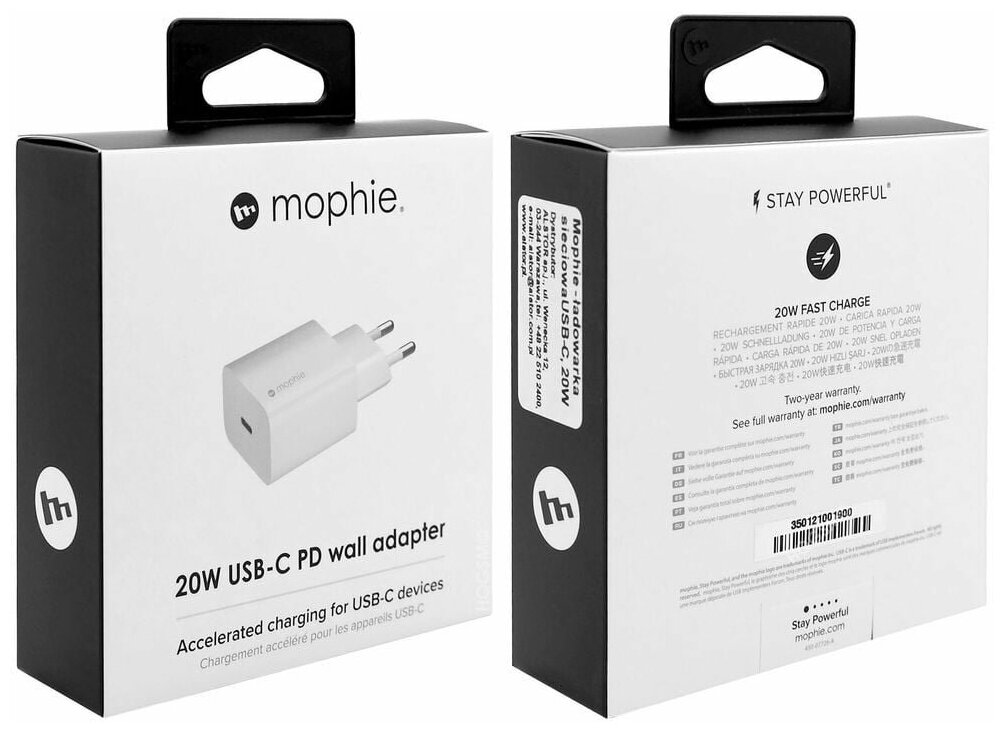 Сетевое зарядное устройство Mophie - фото №3