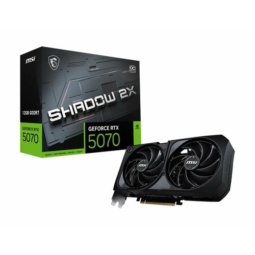Видеокарта MSI GeForce RTX 5070 SHADOW 2X OC 12GB G5070-12S2C 71641₽