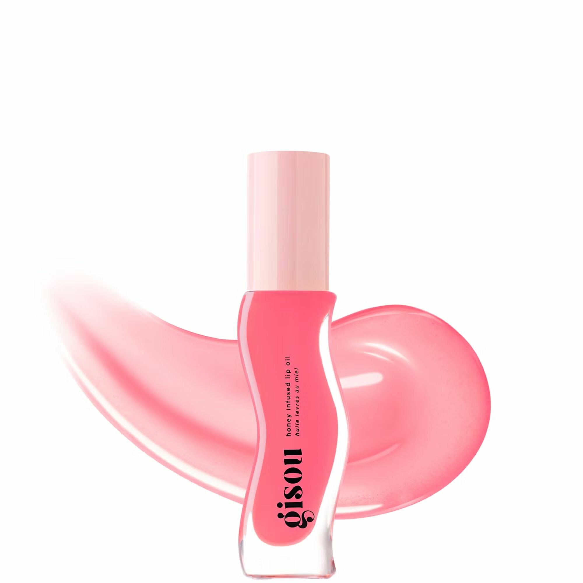Блеск-масло для губ Gisou Honey Infused Lip Oil (Raspberry Swirl)