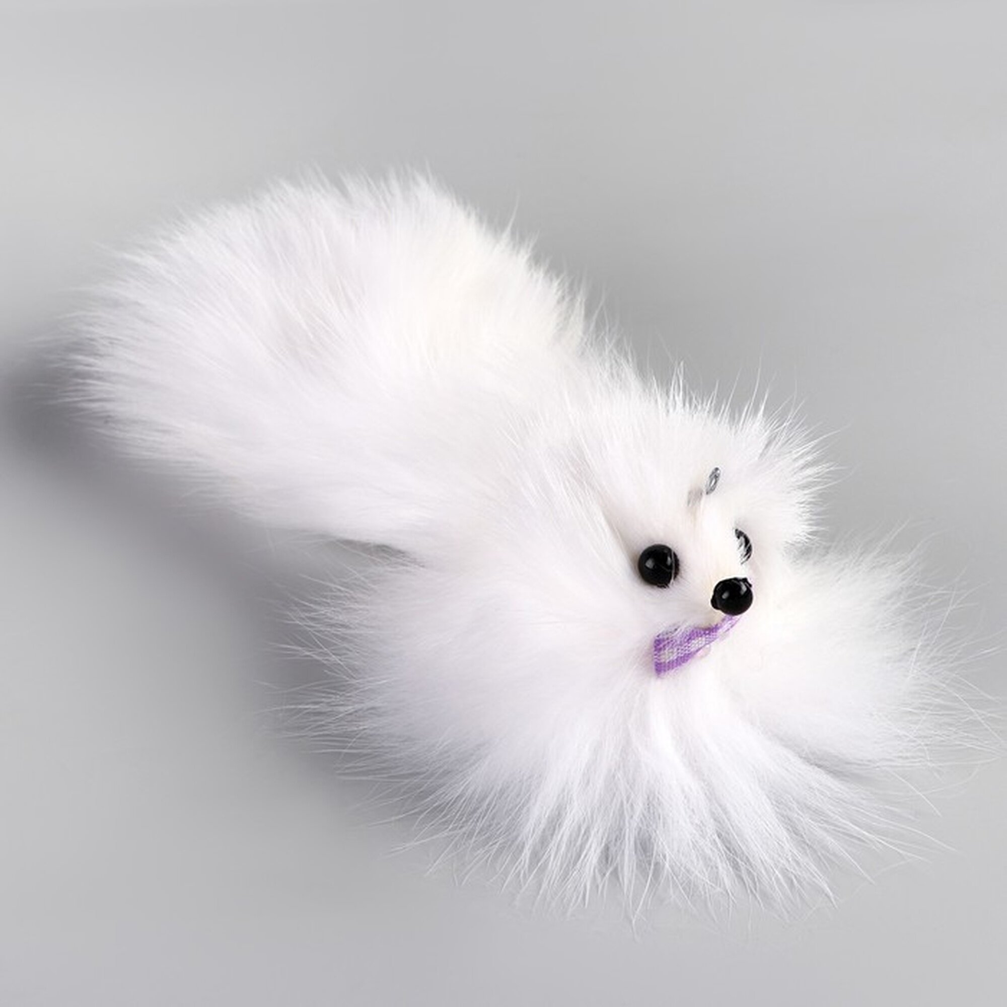 Игрушка Сима-ленд "Мышь" натуральный мех для кошек интерактивная развивающая 11см