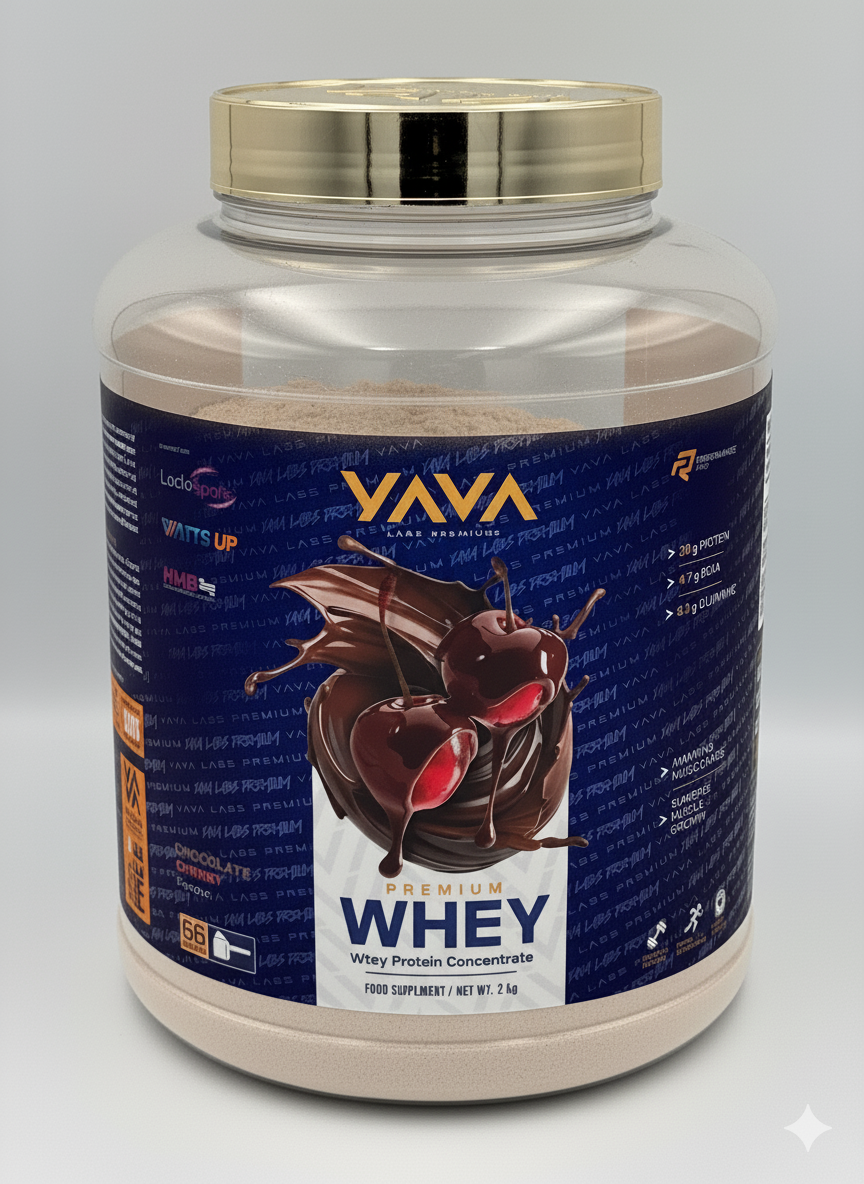 Yava Labs WHEY premium 2kg chocolate Cherry протеин — фото 1