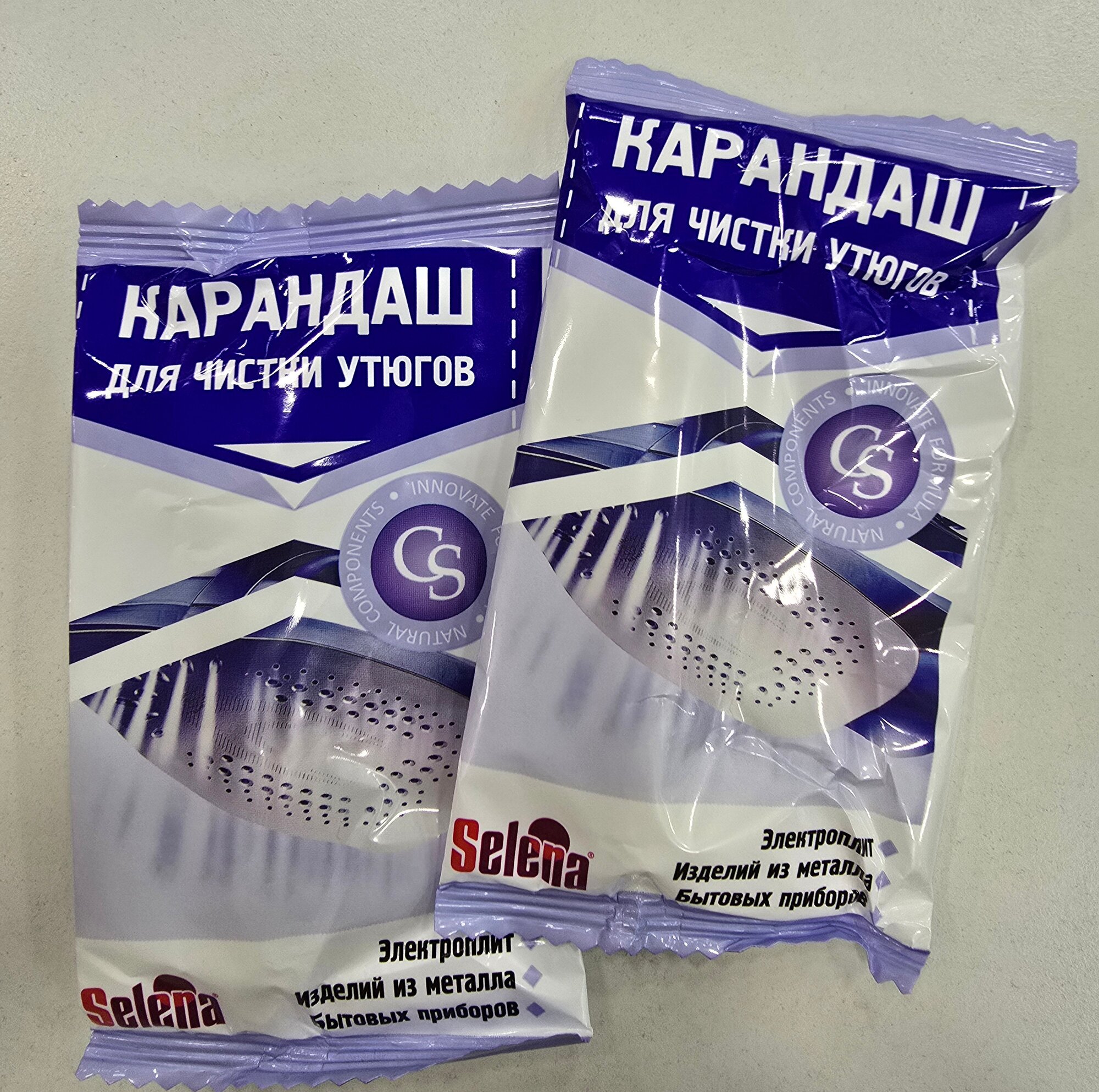 Карандаш для чистки утюга (очистка подошвы) бытовых приборов изделий из металла Selena