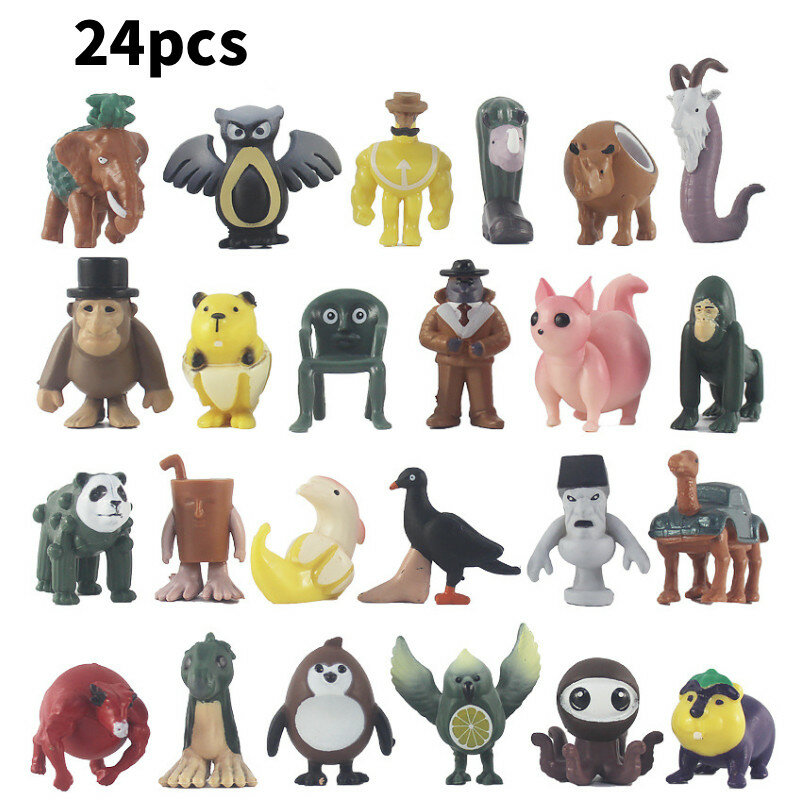 Второе поколение шань хай цзин деревянные фигурки набор с пвц для детей и коллекционеров стиль а