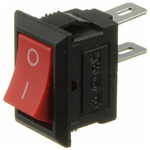 Выключатель 10Х15 2 контакта, 2 положения, красный