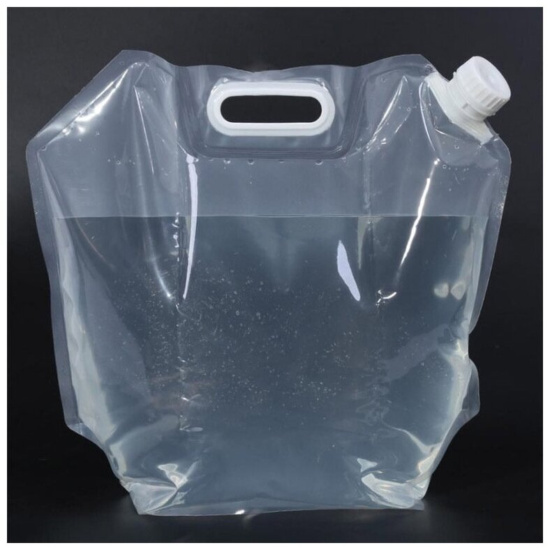 Мешок пакет для воды с ручкой, объем 10 литров, 2шт. - фотография № 1