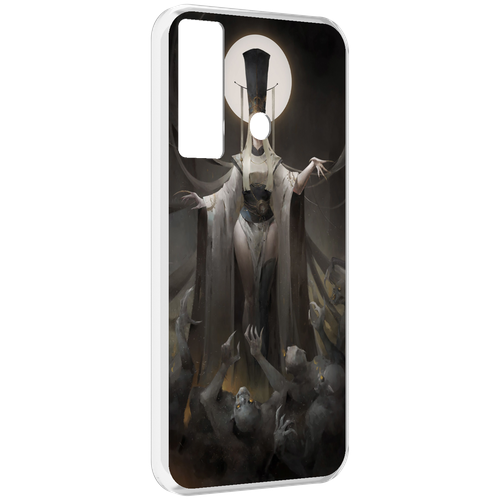 Чехол MyPads Erfiorr — Fantasy Art Dimension для Tecno Camon 17 задняя-панель-накладка-бампер